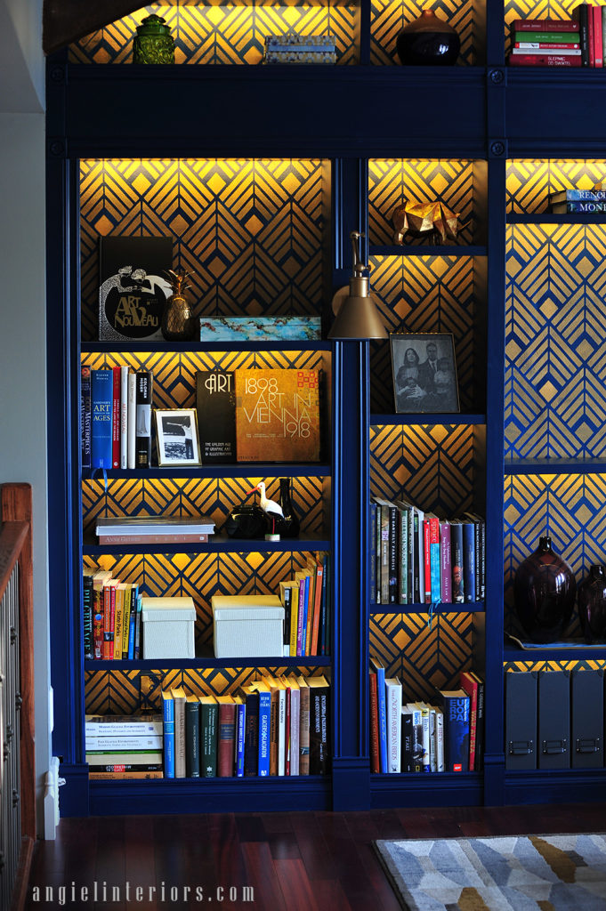 Home Library Anna Angiel Interiors